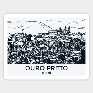 Ouro Preto - Brazil Magnet